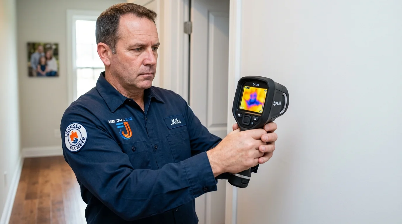 Thermal imaging leak detection by Johns Plumbing LLC in West Yellowstone